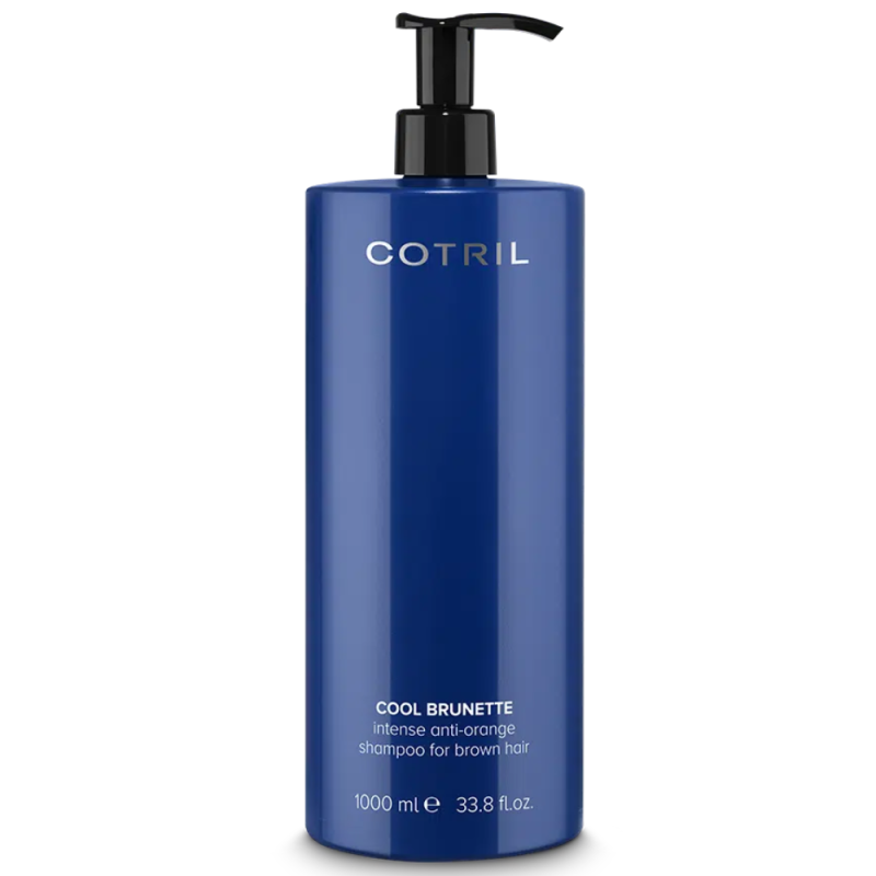 COTRIL - COOL BRUNETTE INTENSE ANTI-ORANGE SHAMPOO (1000ml) Shampoo intenso anti-arancio per capelli castani