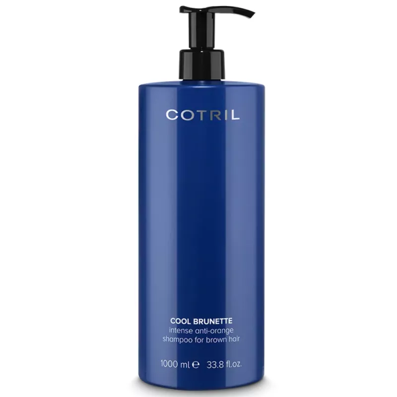 COTRIL - COOL BRUNETTE INTENSE ANTI-ORANGE SHAMPOO (1000ml) Shampoo intenso anti-arancio per capelli castani