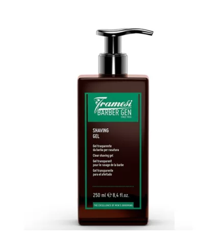 FRAMESI - BARBER GEN - SHAVING GEL (250ml) Gel da rasatura trasparente