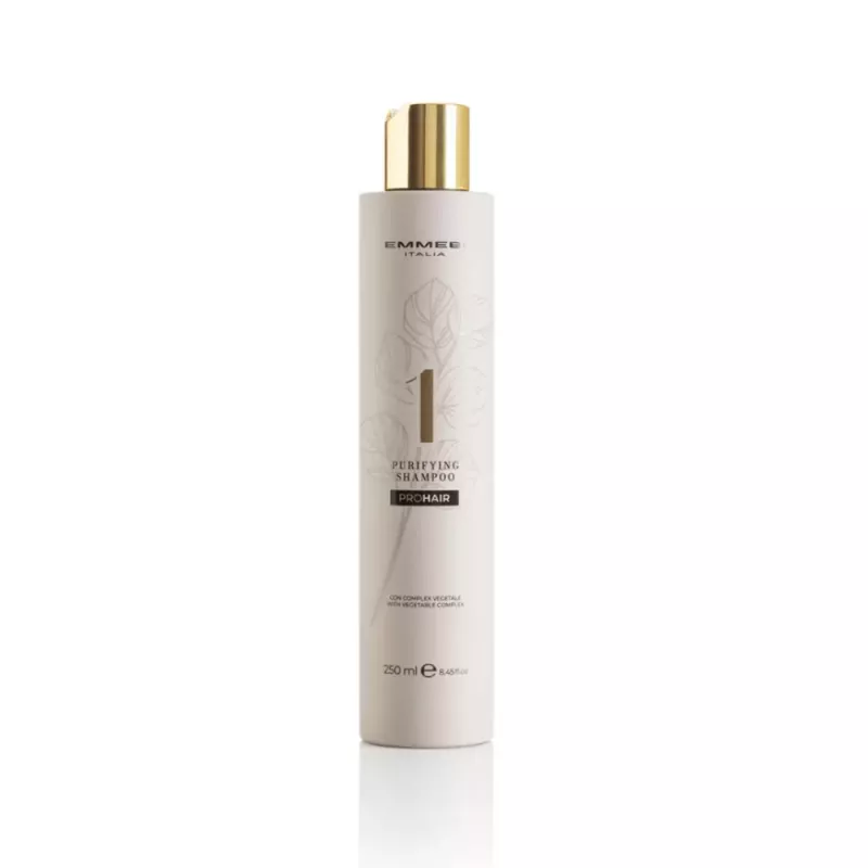 EMMEBI ITALY - ZER035 PRO HAIR - PURIFYING SHAMPOO - pH4.5 (250ml) Sealing shampoo EMMEBI ITALY - ZER035 PRO HAIR - PURIFYING SHAMPOO - pH4.5 (250ml) Sealing shampoo