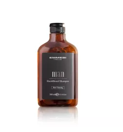 EMMEBI ITALIA - MAN HAIR & BEARD SHAMPOO (300ml) Shampoo barba e capelli