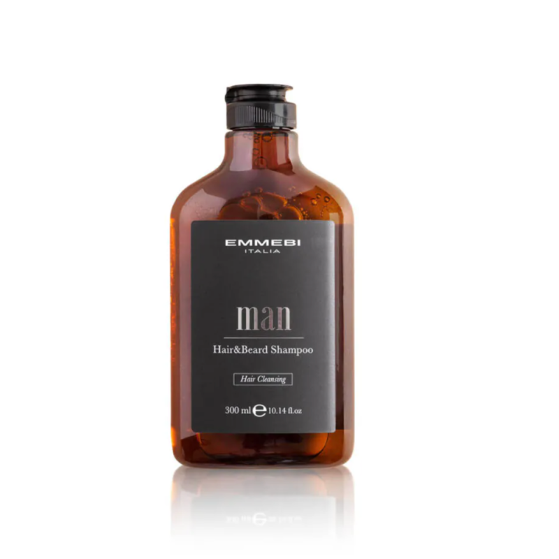 EMMEBI ITALY - MAN HAIR & BEARD SHAMPOO (250ml) Shampoo beard and hair EMMEBI ITALY - MAN HAIR & BEARD SHAMPOO (250ml) Shampoo beard and hair