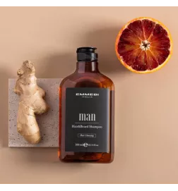 EMMEBI ITALIA - MAN HAIR & BEARD SHAMPOO (300ml) Shampoo barba e capelli