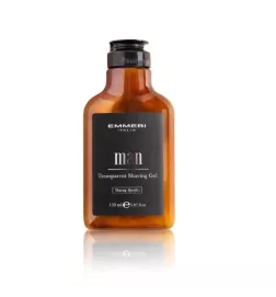 EMMEBI ITALIA - MAN TRANSPARENT SHAVING GEL (150ml) Gel da rasatura