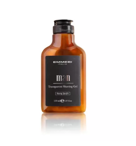 EMMEBI ITALIA - MAN TRANSPARENT SHAVING GEL (150ml) Gel da rasatura
