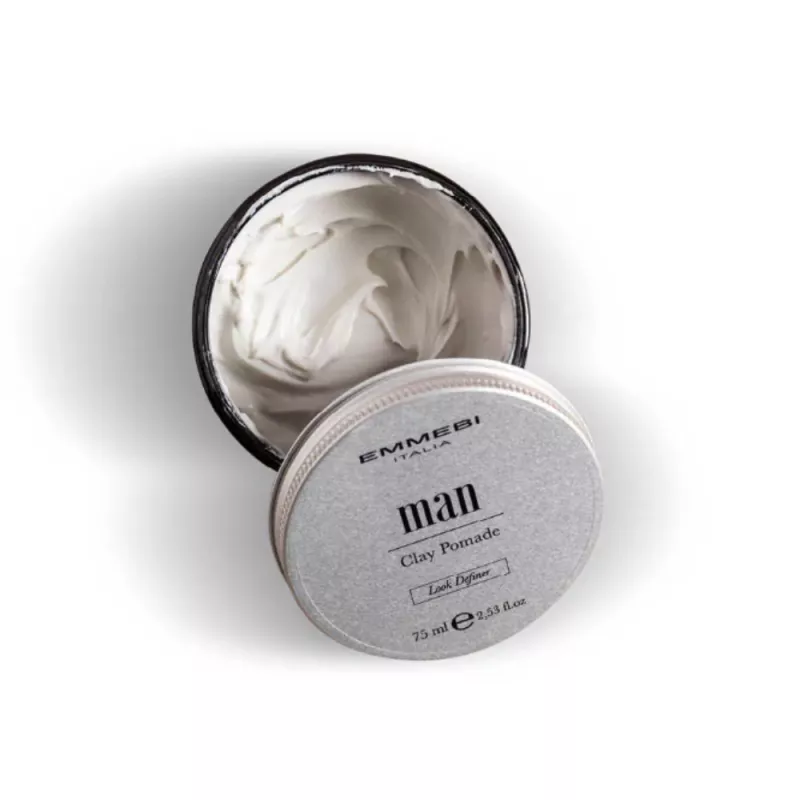 EMMEBI ITALIA - MAN CLAY POMADE (75ml) Pomata effetto opaco