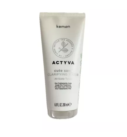 Kemon - Actyva Cute Sana Clarifying Scrub (200ml) Pre-trattamento cute
