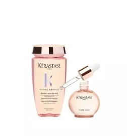 KÉRASTASE - GLOSS ABSOLU - DUO BAIN HYDRA-GLAZE (300ml) HUILE DROPS (45ml)