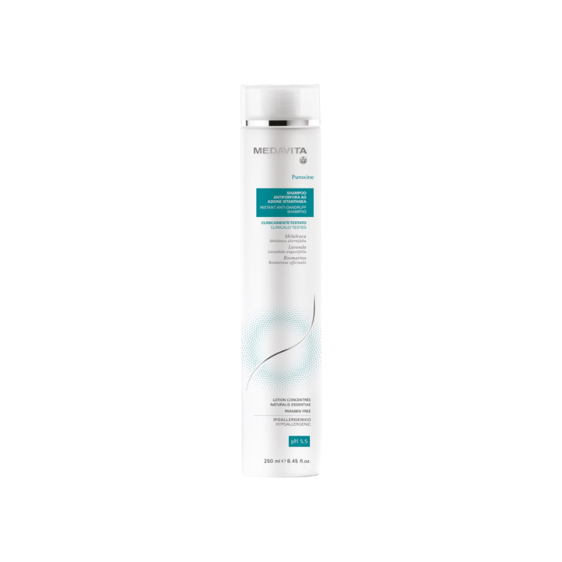 MEDAVITA - Puroxine Shampoo antiforfora (250ml) Shampoo ad azione istantanea