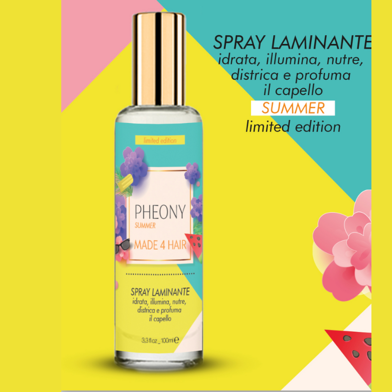PHEONY - SPRAY LAMINANTE (100ml) Spray idratante, illuminante