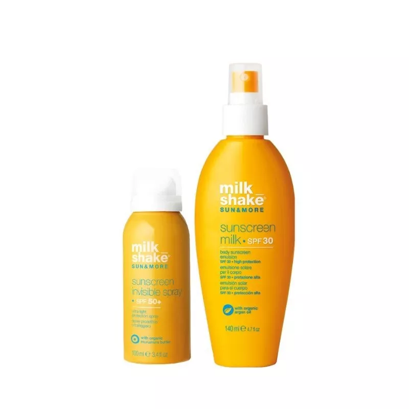 MILK SHAKE - SUN&MORE - Sunscreen milk SPF30 (140ml) + Sunscreen invisible spray SPF 50+ (100ml)
