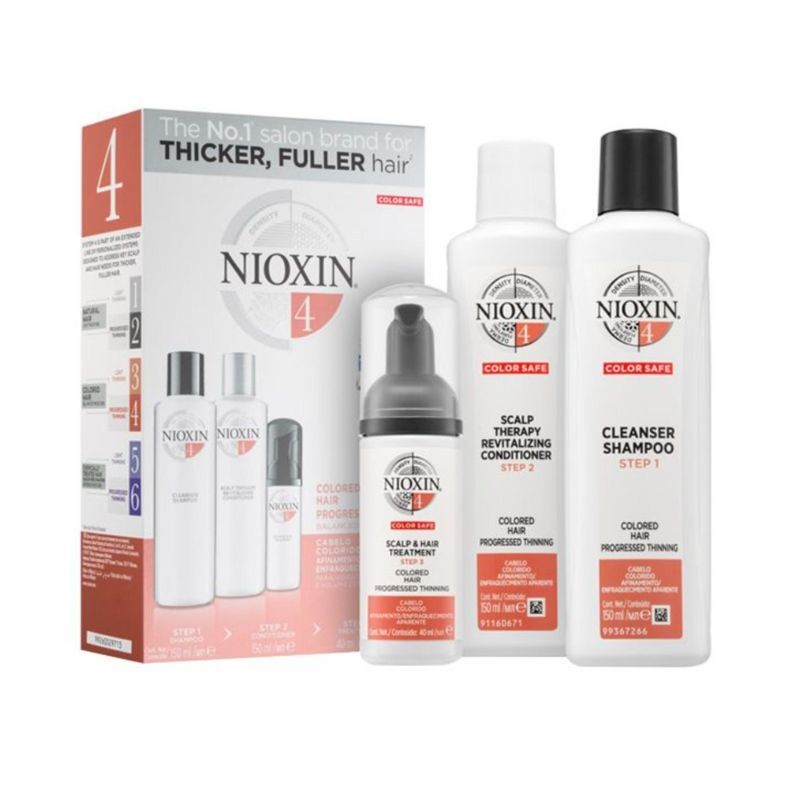 copy of NIOXIN - SYSTEM 4 - Triphasic Shampoo Kit (150ml) Balsam (150ml) Treatment (40ml)