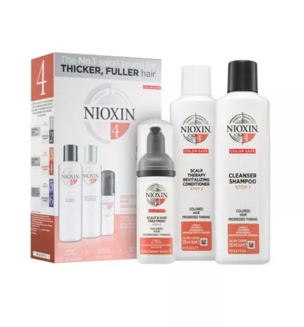 NIOXIN - SISTEMA 4 - Kit Shampoo + Balsamo + Trattamento