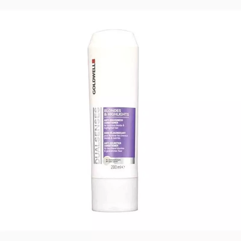 GOLDWELL - DUALSENSES - BLONDES & HIGHLIGHTS ANTI_BRASSINESS Conditioner (200ml) Balsamo anti giallo GOLDWELL - DUALSENSES - BLONDES & HIGHLIGHTS ANTI_BRASSINESS Conditioner (200ml) Balsamo anti giallo
