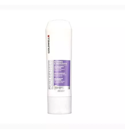 GOLDWELL - DUALSENSES - BLONDES & HIGHLIGHTS ANTI_BRASSINESS Conditioner (200ml) Balsamo anti giallo