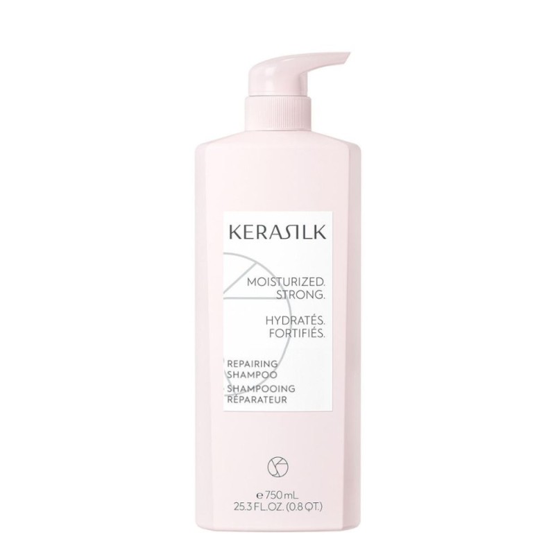 KERASILK - MOISTURIZED STRONG REPAIRING SHAMPOO (750ml) Shampoo riparatore