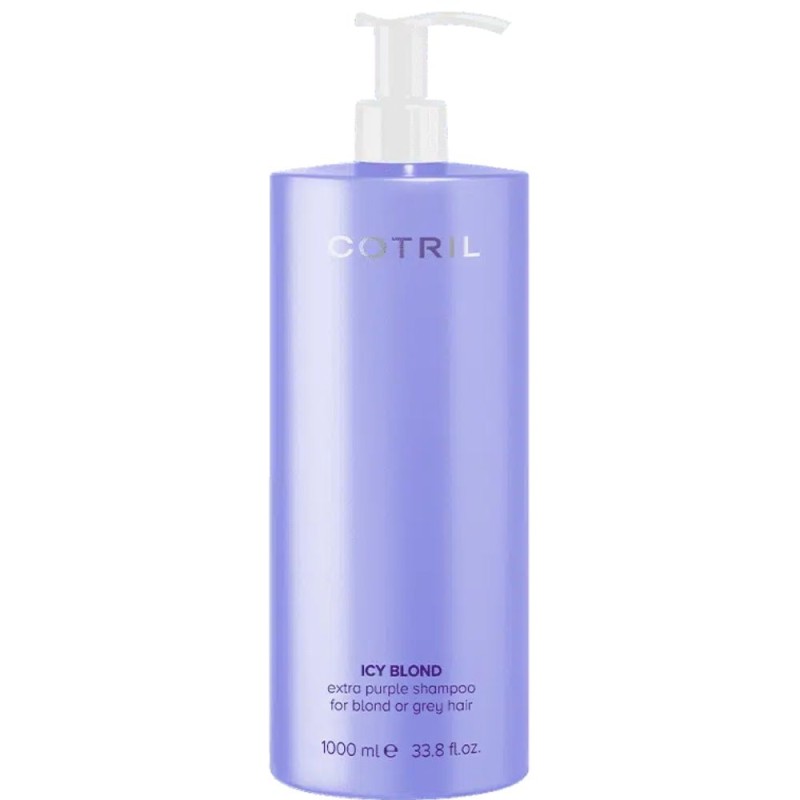COTRIL - ICY BLOND EXTRA PURPLE SHAMPOO (1000ml) Shampoo anti-giallo COTRIL - ICY BLOND EXTRA PURPLE SHAMPOO (1000ml) Shampoo anti-giallo