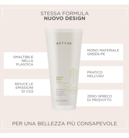 KEMON - ACTYVA NUOVA FIBRA MASK (200ml) Maschera di ricostruzione