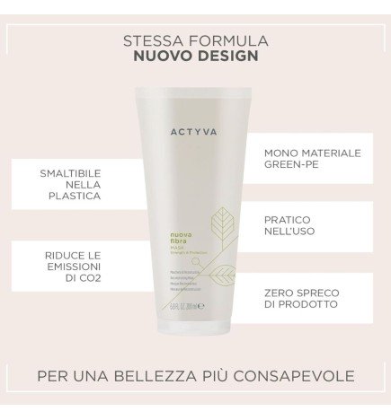 KEMON - ACTYVA NUOVA FIBRA MASK (200ml) Maschera di ricostruzione