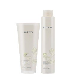 KEMON - ACTYVA NUOVA FIBRA DUO SHAMPOO e MASK (250ml e 200ml) Shampoo e Maschera di ricostruzione