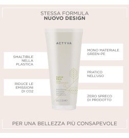 KEMON - ACTYVA NUOVA FIBRA DUO SHAMPOO e MASK (250ml e 200ml) Shampoo e Maschera di ricostruzione