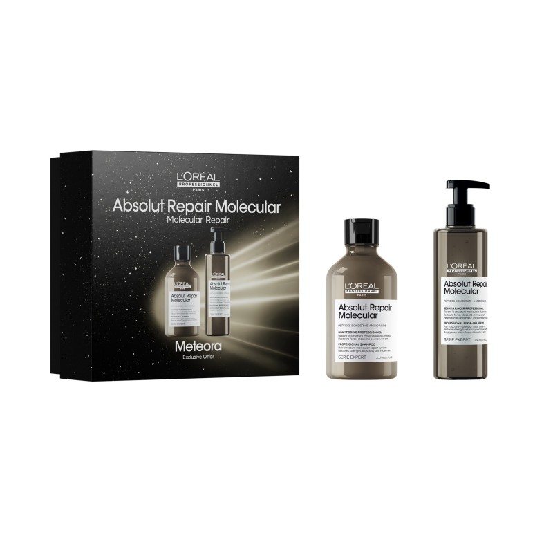 copy of L'OREAL - ABSOLUT REPAIR MOLECULAR KIT GLACIAL UTOPIA - Two hair damaged