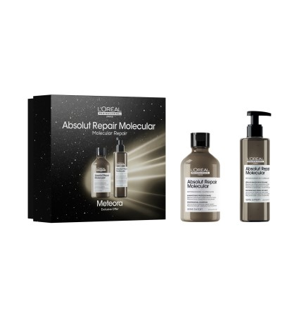 L'OREAL - ABSOLUT REPAIR MOLECULAR KIT GLACIAL UTOPIA - Duo capelli danneggiati