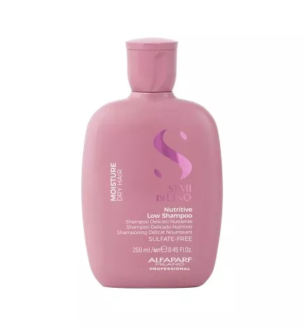 Alfaparf - Semi di lino Moisture Nutritive Low Shampoo Delicato(250ml) Shampoo Nutriente per Capelli Secchi