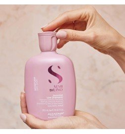 Alfaparf - Semi di lino Moisture Nutritive Low Shampoo Delicato(250ml) Shampoo Nutriente per Capelli Secchi