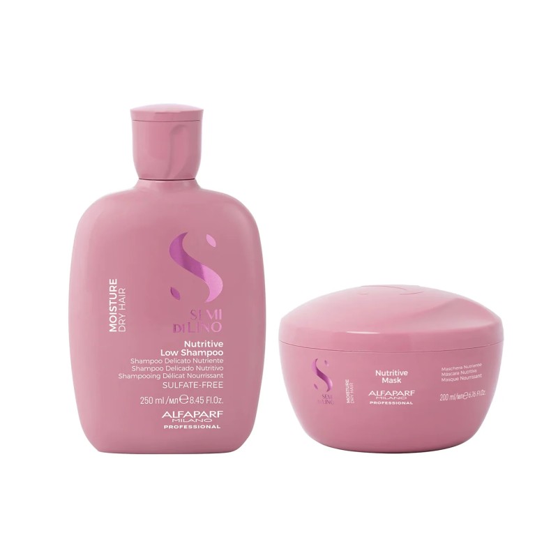 Alfaparf - Semi di Lino Duo Set Moisture - Per capelli secchi: Shampoo & Maschera