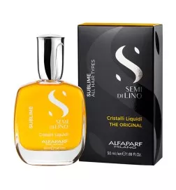 Alfaparf - Semi di lino Sublime Cristalli Liquidi (50ml) Siero illuminante Per Tutti i Tipi di Capelli 50 ml