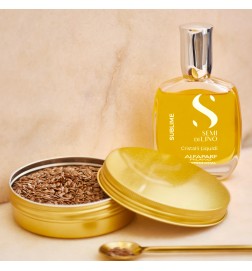 Alfaparf - Semi di lino Sublime Cristalli Liquidi (50ml) Siero illuminante Per Tutti i Tipi di Capelli 50 ml