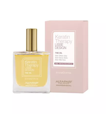 Alfaparf - Keratin Therapy Lisse Design The Oil Elisir (50ml) Olio effetto Seta