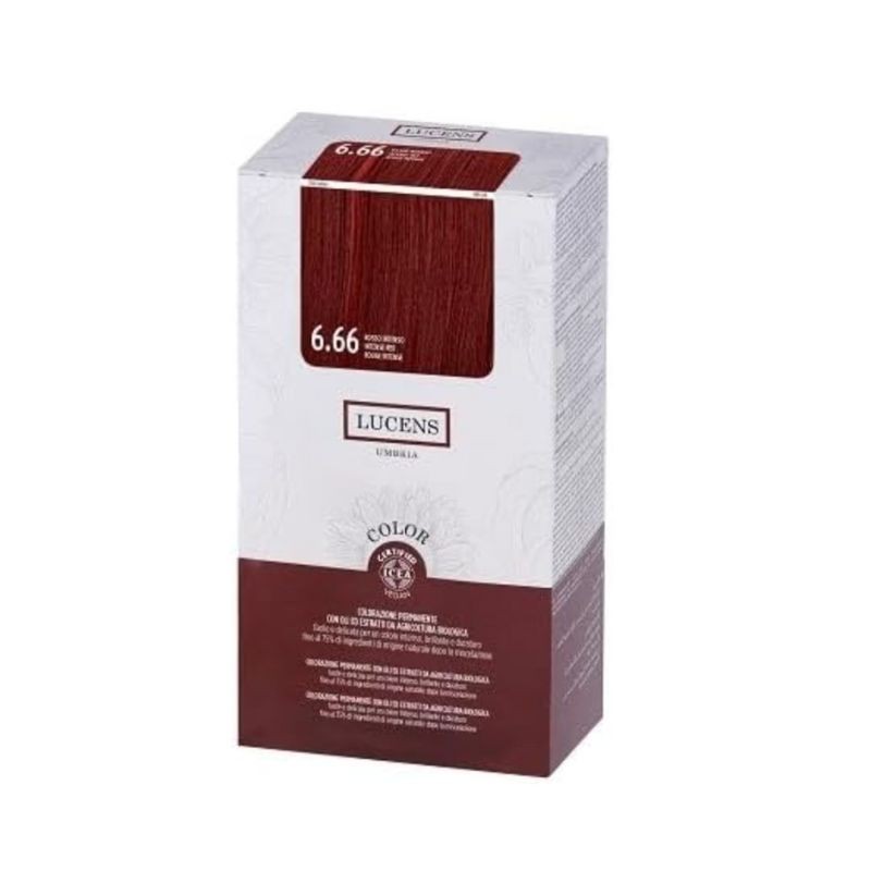 LUCENS - COLOR KIT (145ml) 6.66 Rosso Intenso Colorazione permanente