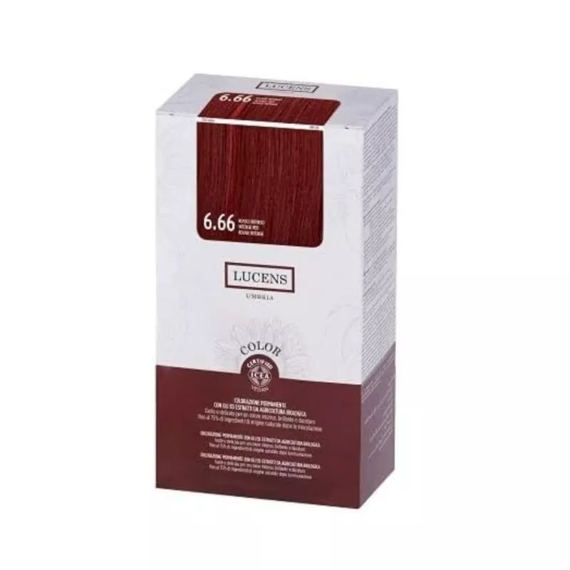 LUCENS - COLOR KIT (145ml) 6.66 Rosso Intenso Colorazione permanente