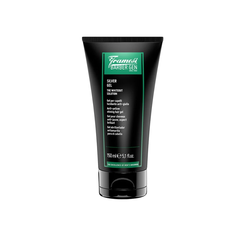 FRAMESI - BARBER GEN SILVER GEL (150ml) Gel lucidante per capelli grigi e bianchi FRAMESI - BARBER GEN SILVER GEL (150ml) Gel lucidante per capelli grigi e bianchi
