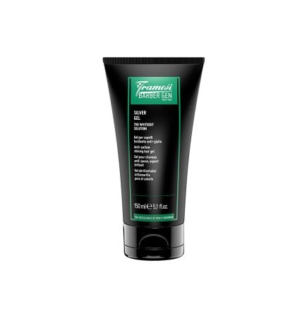 FRAMESI - BARBER GEN SILVER GEL (150ml) Gel lucidante per capelli grigi e bianchi