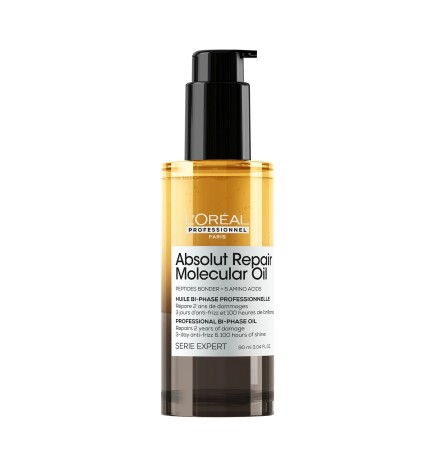 L'OREAL - ABSOLUT REPAIR MOLECULAR OLIO BIFASICO (90ml) Olio bifasico