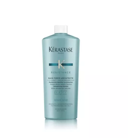 KÉRASTASE - RÉSISTANCE - BAIN FORCE ARCHITECTE 1-2 (1000ml) Shampoo riparatore