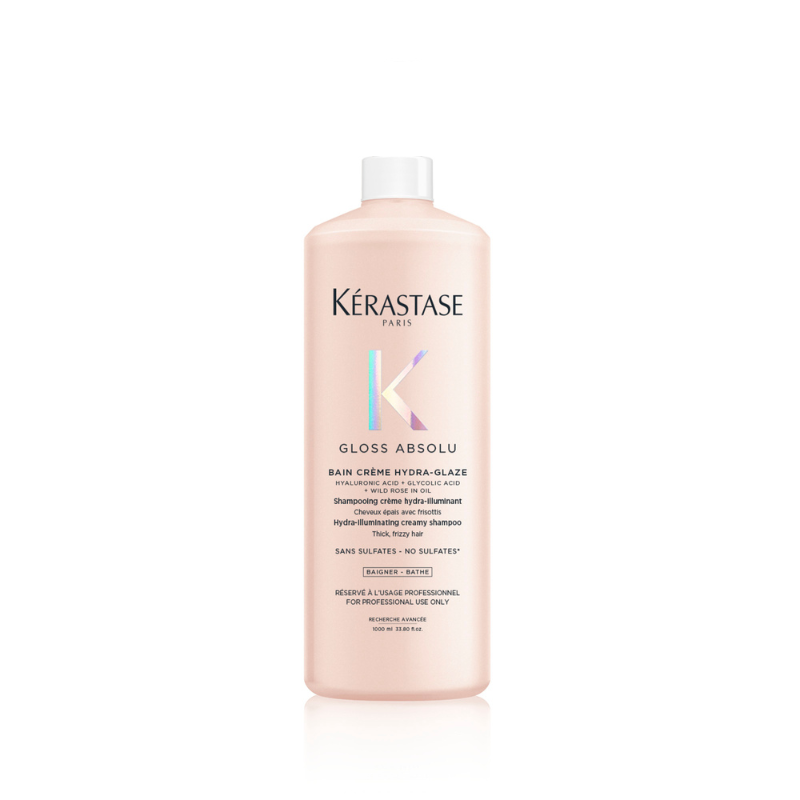 KÉRASTASE - GLOSS ABSOLU - BAIN CREME HYDRA-GLAZE (1000ml) Shampoo cremoso idra-illuminante
