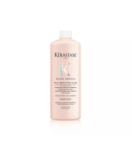 KÉRASTASE - GLOSS ABSOLU - BAIN CREME HYDRA-GLAZE (1000ml) Shampoo cremoso idra-illuminante