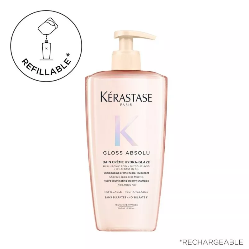 KÉRASTASE - GLOSS ABSOLU - BAIN CREME HYDRA-GLAZE (500ml) Shampoo cremoso idra-illuminante