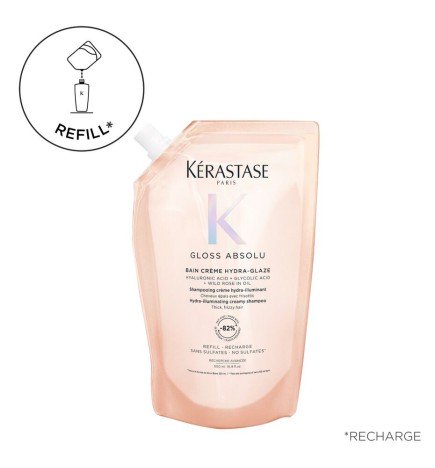 KÉRASTASE - GLOSS ABSOLU - BAIN CREME HYDRA-GLAZE (500ml) Shampoo cremoso idra-illuminante