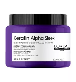 L'Oreal Professionnel - Keratin Alpha Sleek Masque (500ml) Maschera anticrespo
