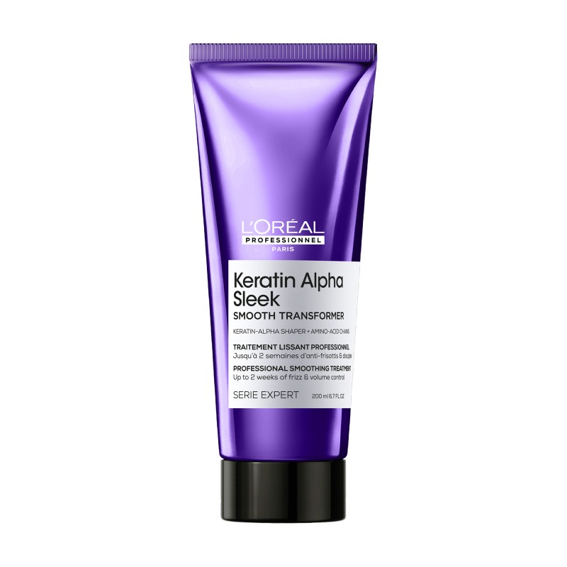 L'Oreal Professionnel - Keratin Alpha Sleek Smooth Transformer (200ml) Trattamento anticrespo disciplinante