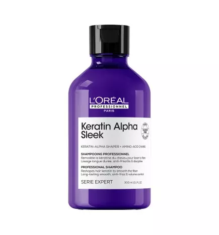 L'Oreal Professionnel - Keratin Alpha Sleek Shampoo (300ml) Shampoo anticrespo