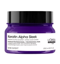 L'Oreal Professionnel - Keratin Alpha Sleek Masque (250ml) Maschera anticrespo