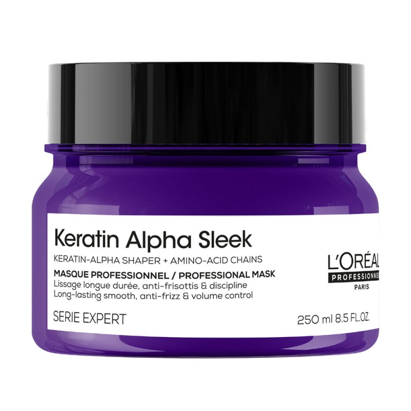 L'Oreal Professionnel - Keratin Alpha Sleek Masque (250ml) Maschera anticrespo