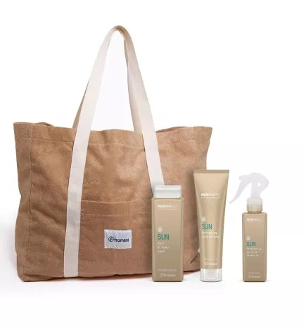 FRAMESI - SUN KIT + OMAGGIO BORSA - SHAMPOO - BALSAMO e LEAVE-IN