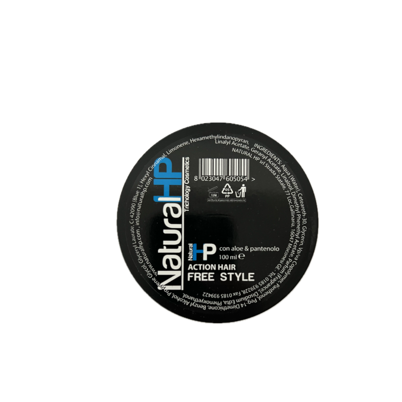 NATURAL HP - Action Hair Free Style (100ml) Cera fissativa con Aloe e Pantenolo